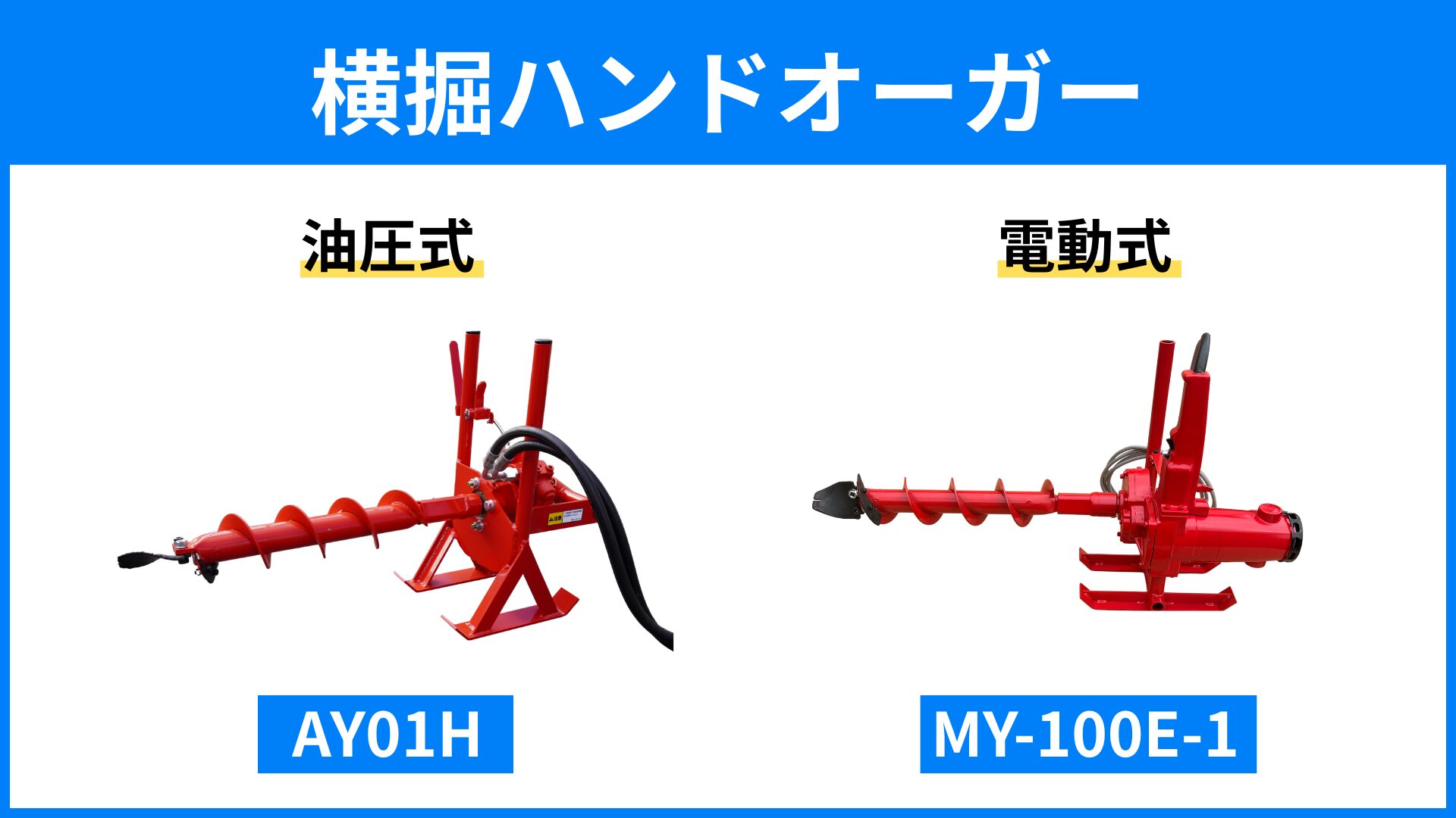 横掘ハンドオーガーの紹介画像